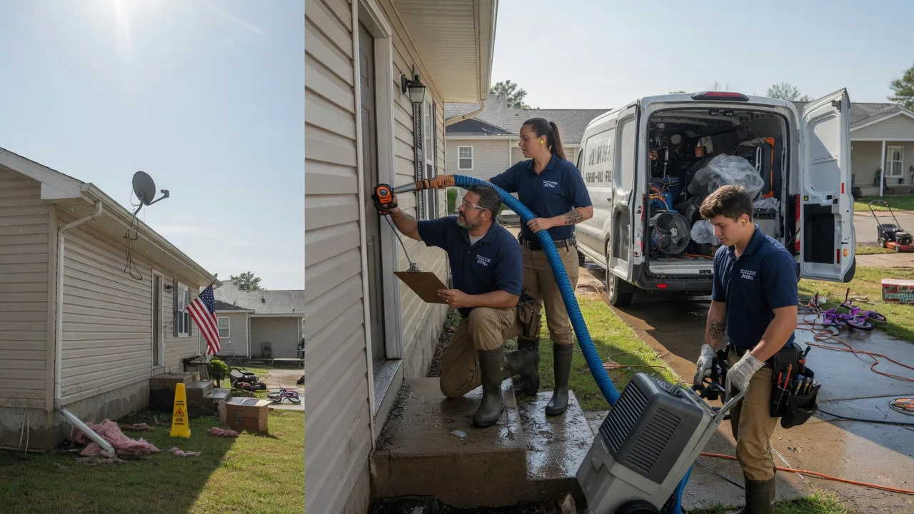 Ceiling Water Damage Restoration in East Saint Louis, IL near me